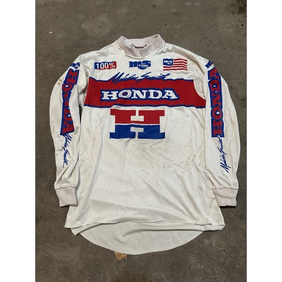 Msr Other - VTG 80s Honda Malcolm Smith MSR Motocross Racing Team Jersey Shirt L USA